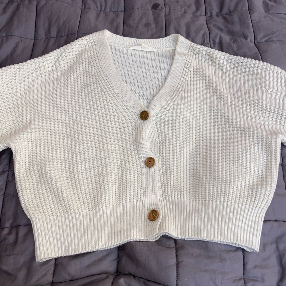 Vanilla star crop top sweater